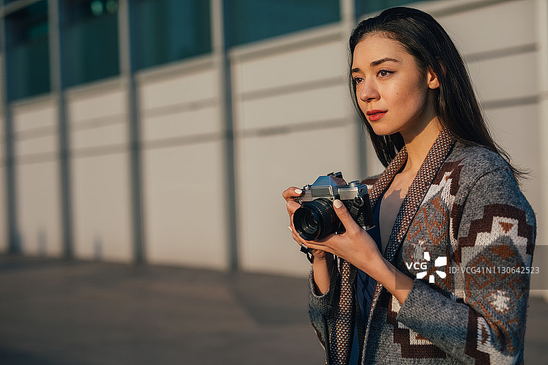 漂亮的摄影师图片素材