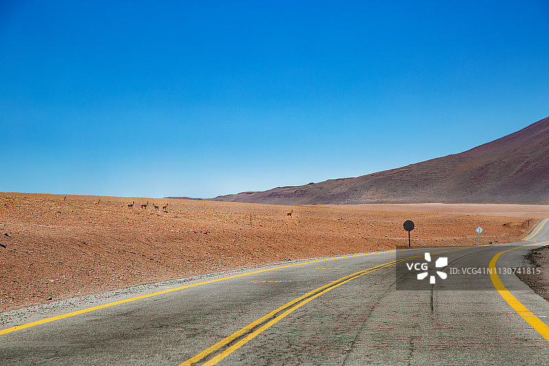 智利27号公路图片素材