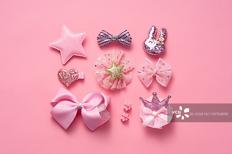 粉色发饰系列图片素材