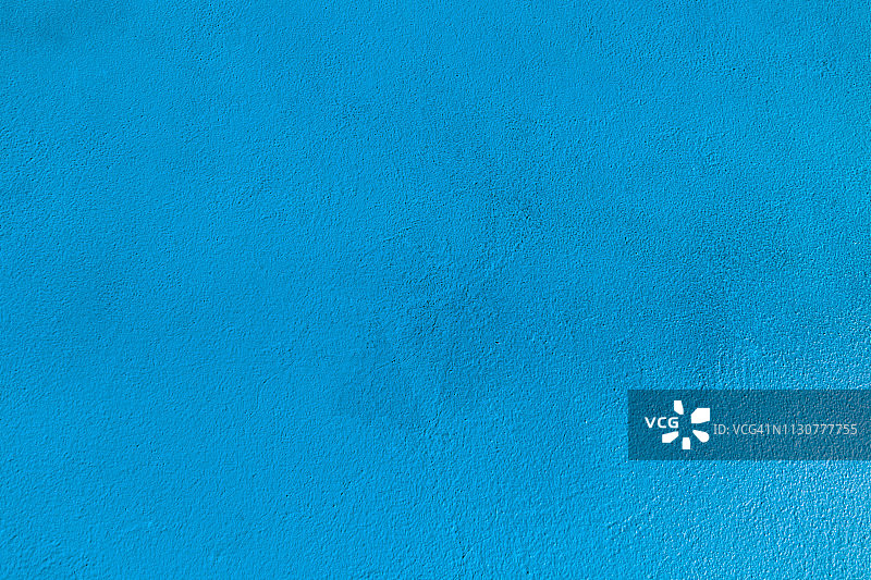 蓝色石膏锈迹斑斑混凝土墙图片素材