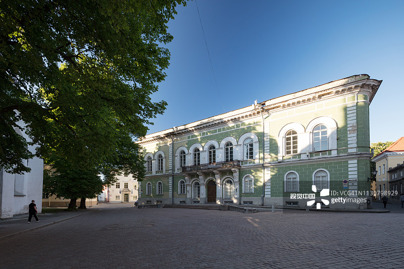 爱沙尼亚塔林托姆比亚山上爱沙尼亚骑士团之家图片素材