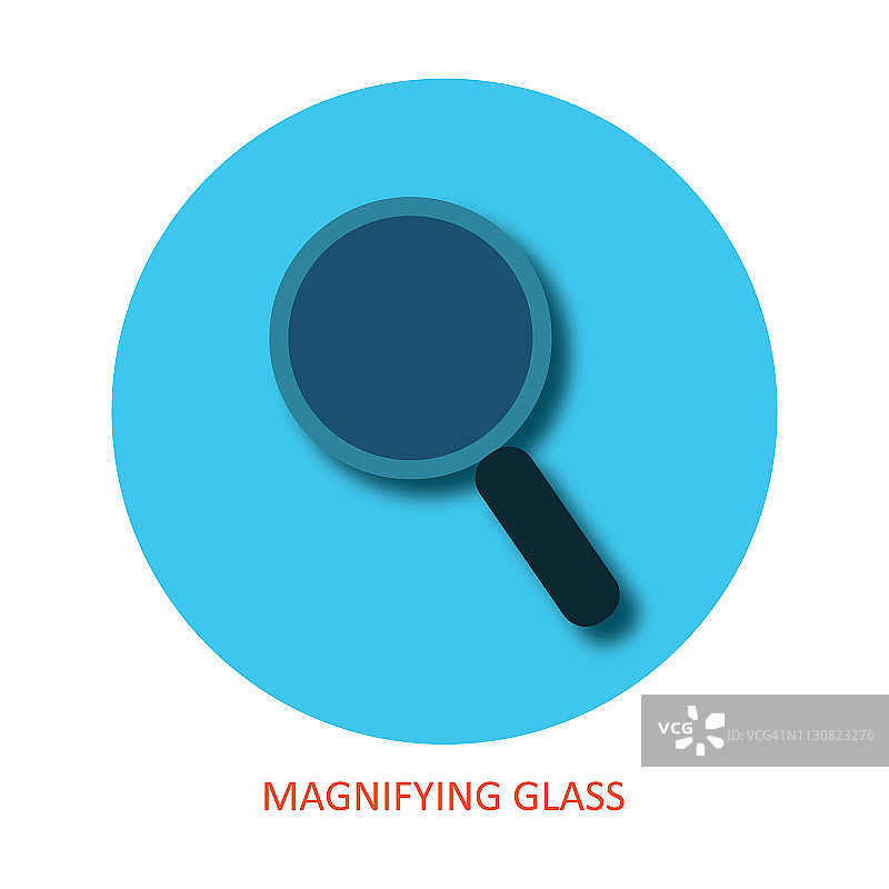 放大镜插图图片素材