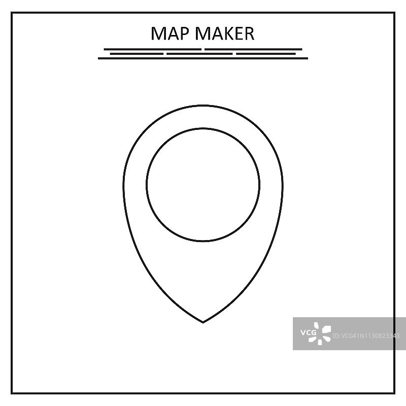 地图标记 - 插图图片素材