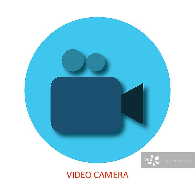 摄像机线性图标图片素材