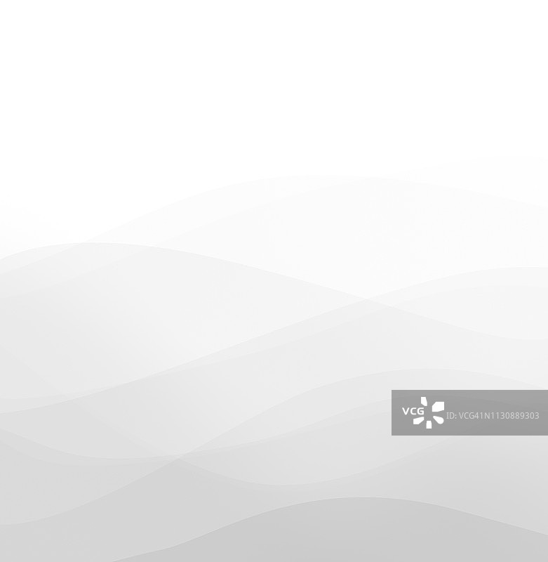 波浪形浅灰色线条图片素材