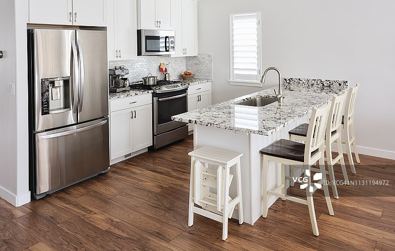 现代开放式住宅内景图片素材