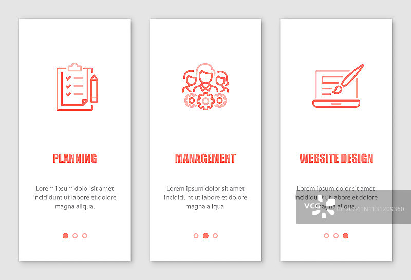 营销策略引导页设计图片素材