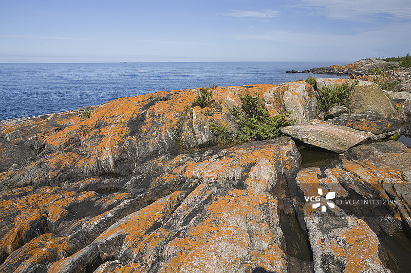 格鲁吉亚海湾岩层图片素材