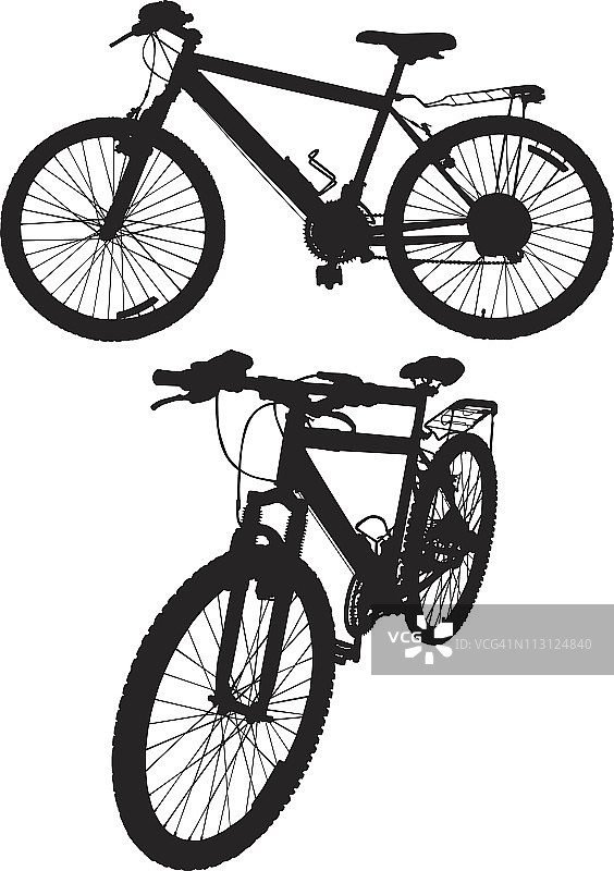 自行车（矢量图）图片素材