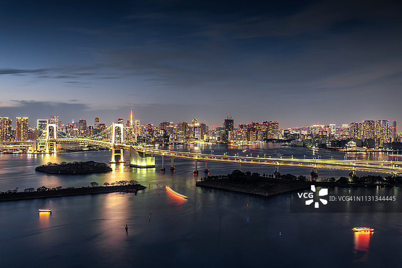 东京彩虹桥图片素材