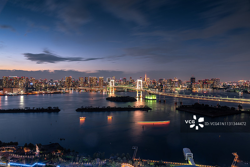 东京彩虹桥图片素材