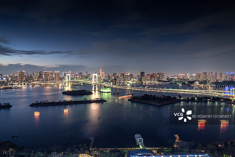 东京彩虹桥图片素材