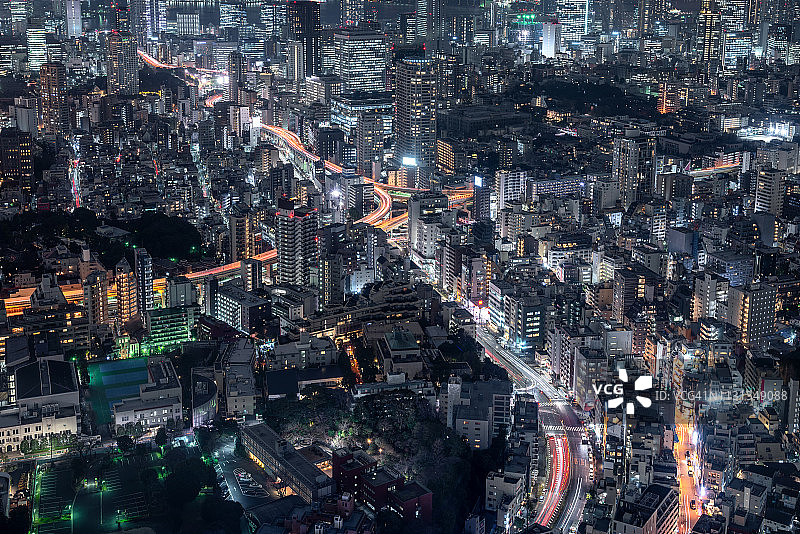 东京夜景图片素材