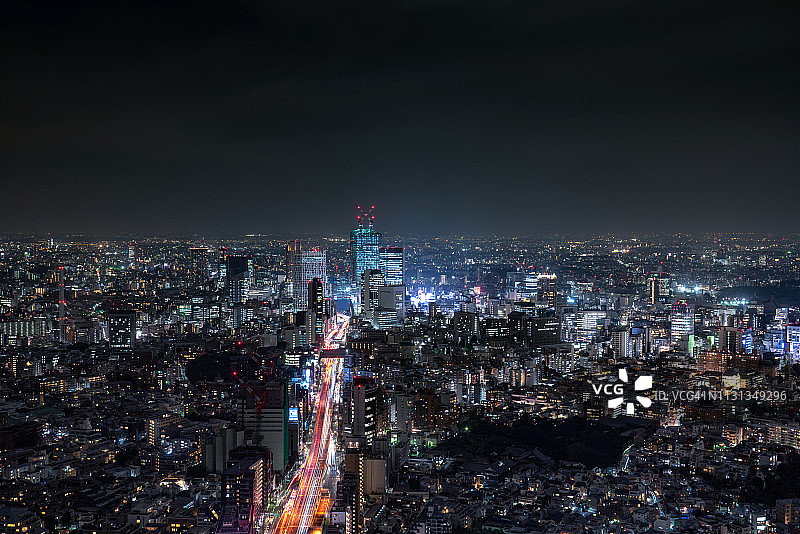 东京夜景图片素材