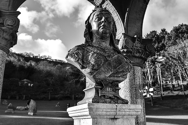 兰迪德诺的维多利亚女王鲸骨图片素材