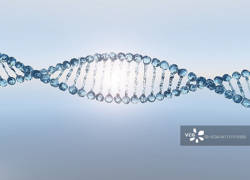 水分子DNA螺旋图片素材