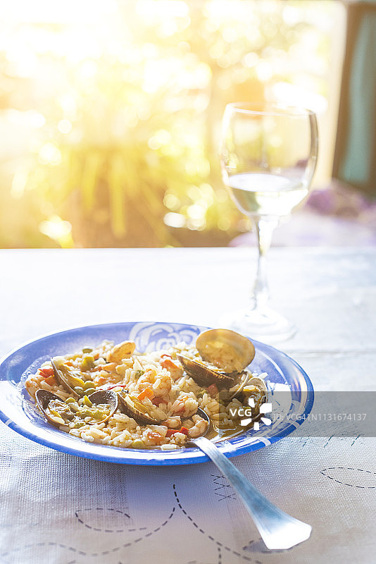 海鲜米饭图片素材