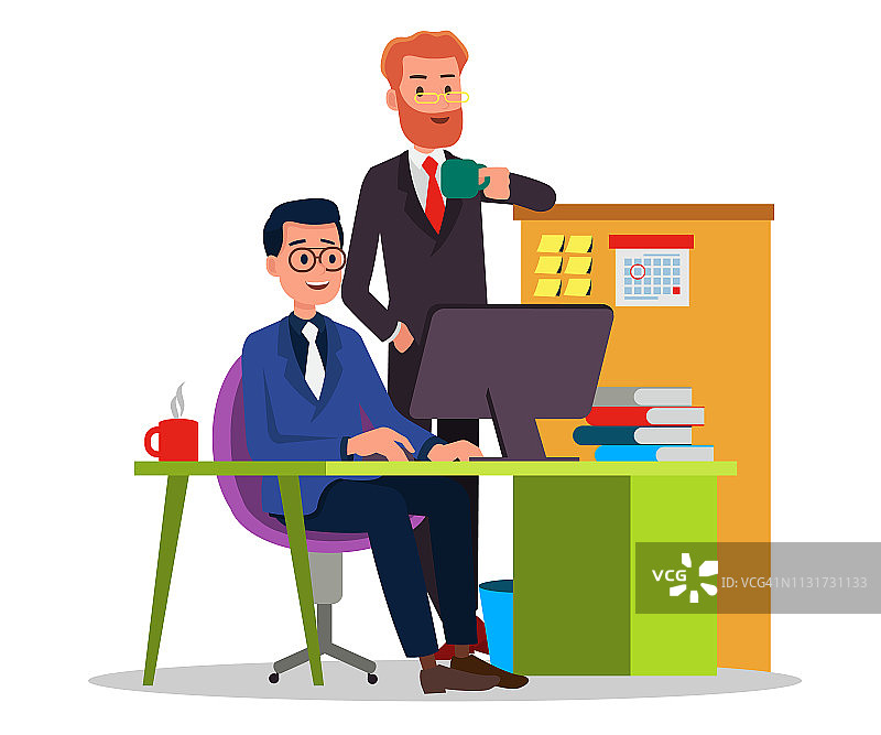 老板与员工图片素材