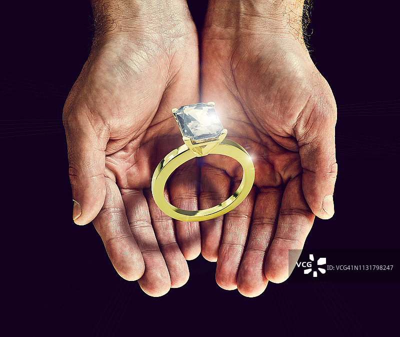 捕捉钻戒图片素材