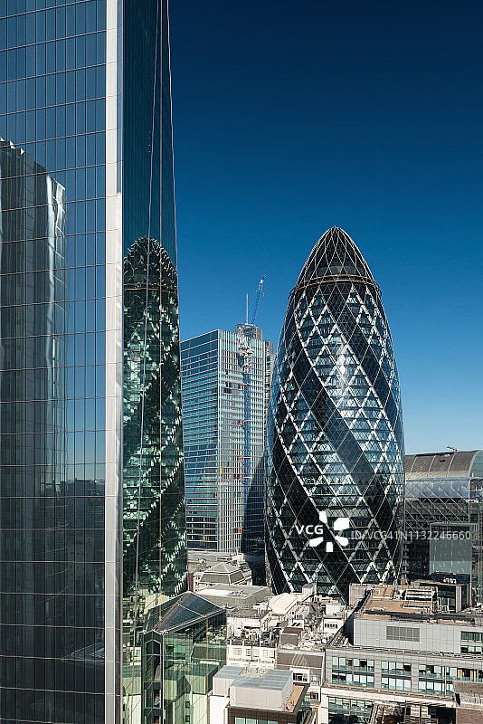 伦敦金融建筑图片素材