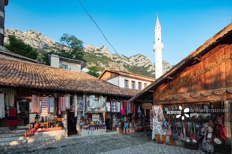 克鲁耶老城 - 阿尔巴尼亚前中世纪首都，2018年图片素材