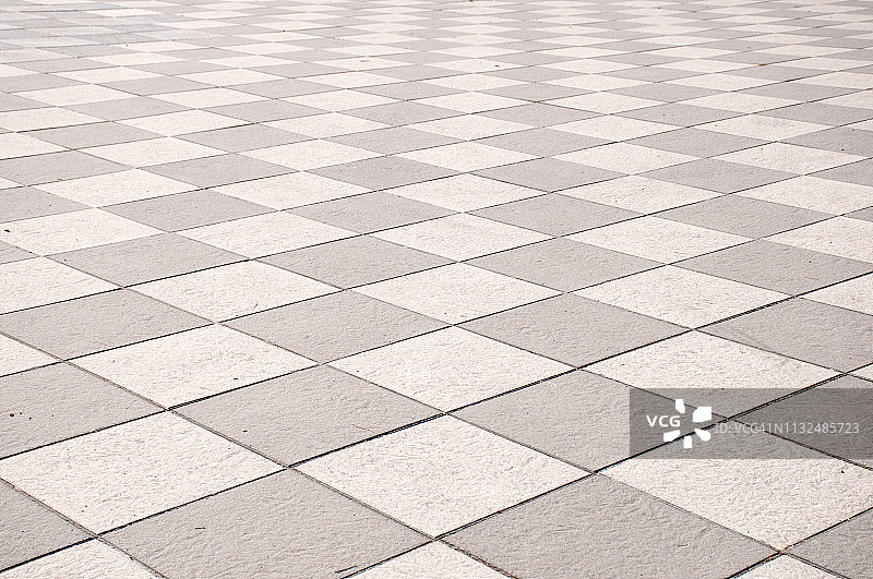 格子铺路石地面图片素材