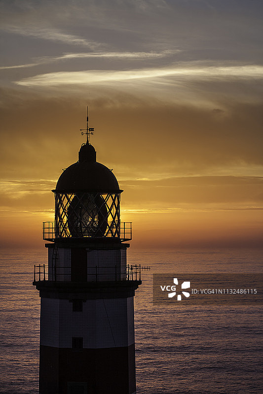 锡列罗角灯塔特写图片素材