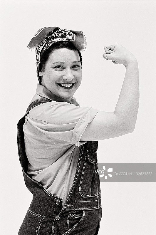 铆钉女工罗西的灵感棚拍图片素材