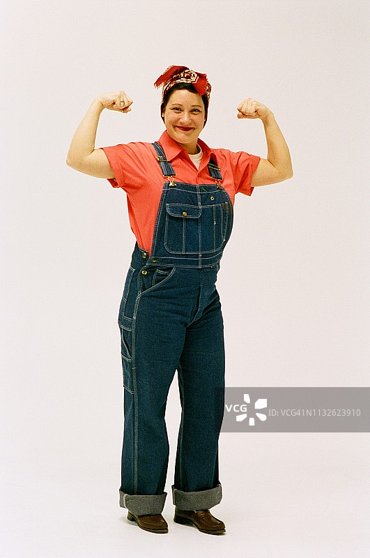 铆钉女工罗西的灵感棚拍图片素材