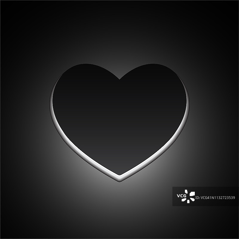 大红心图片素材