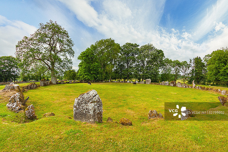 格兰奇石圈图片素材