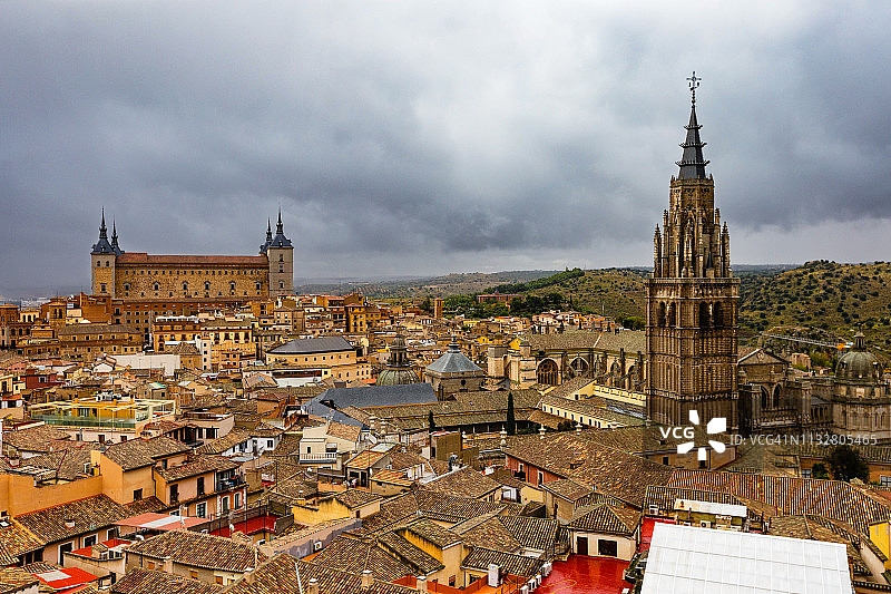 托莱多的屋顶图片素材