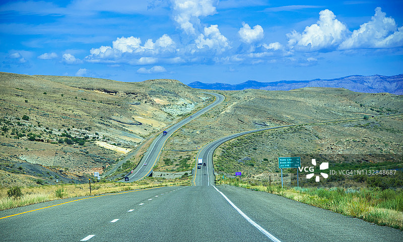 美国科罗拉多州70号州际公路图片素材