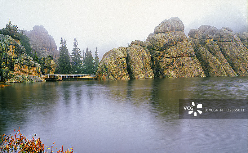 南达科他州黑山西尔万湖图片素材
