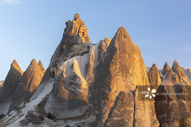 土耳其卡帕多西亚格雷梅的仙女烟囱图片素材