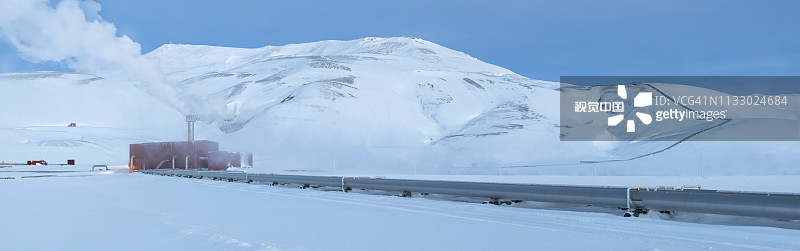 冰岛克拉夫拉地热发电站图片素材