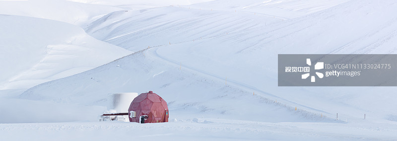 冰岛克拉夫拉的地热设备图片素材