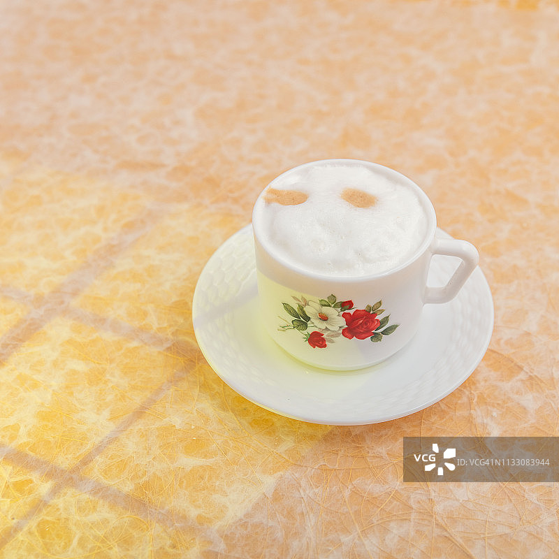 卡布奇诺咖啡图片素材