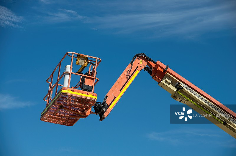 高空作业平台起重机图片素材