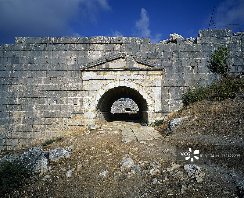 莱顿的古老利西亚遗址图片素材
