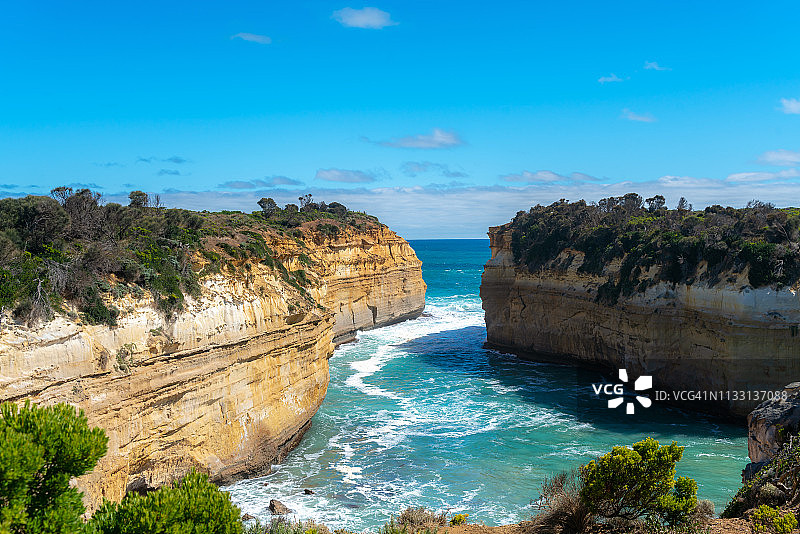 阿德湖峡谷 - 维多利亚州大洋路，澳大利亚图片素材