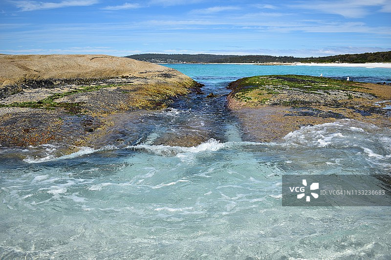 火焰湾，塔斯马尼亚，澳大利亚图片素材