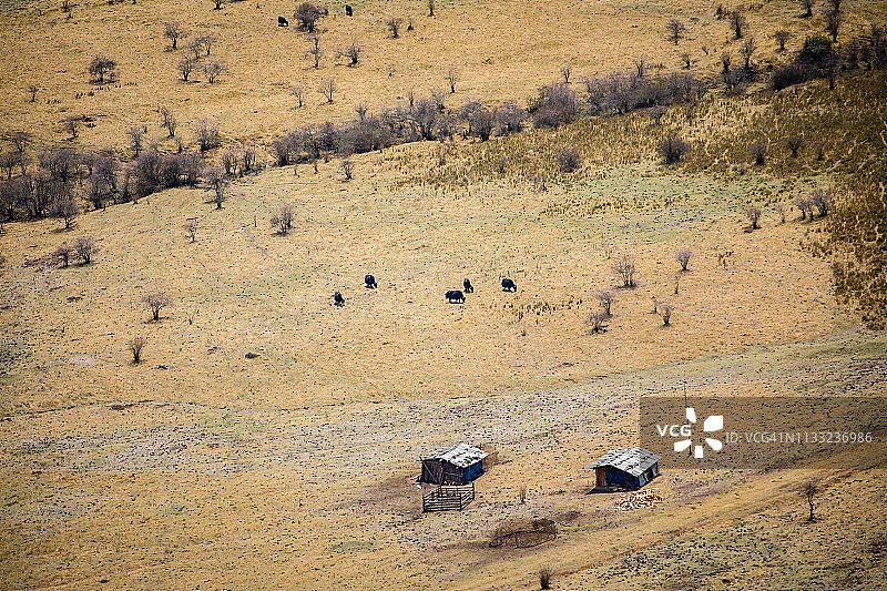 不丹旺度波德朗的广阔土地图片素材