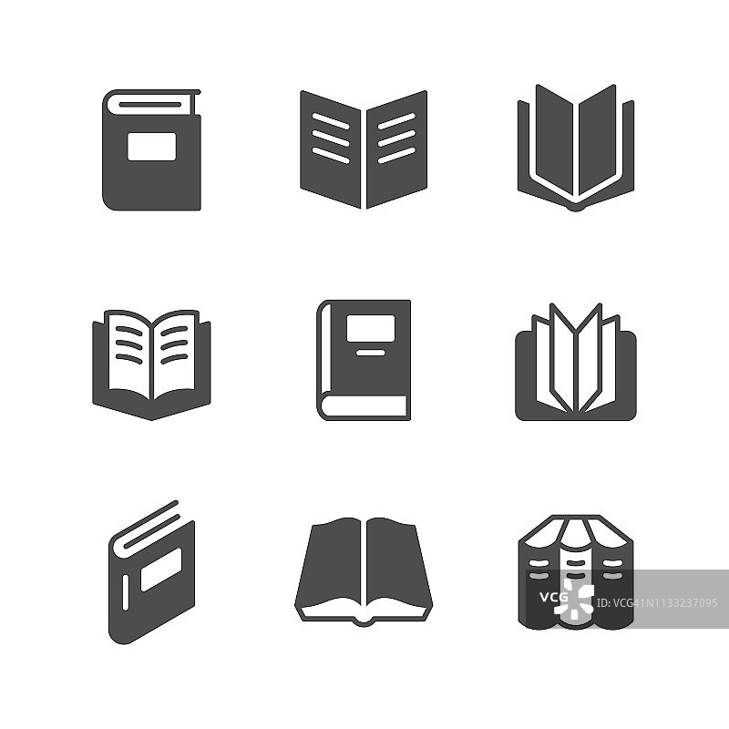 书籍图标合集图片素材