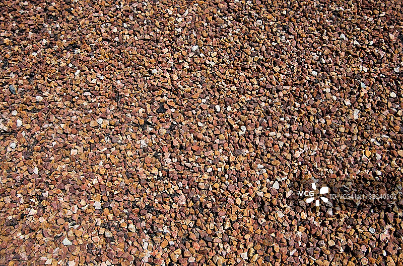 红色火山渣（火山轻质多孔岩石）图片素材