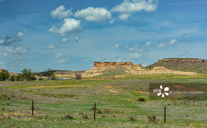 内布拉斯加州沙丘的广阔平原图片素材