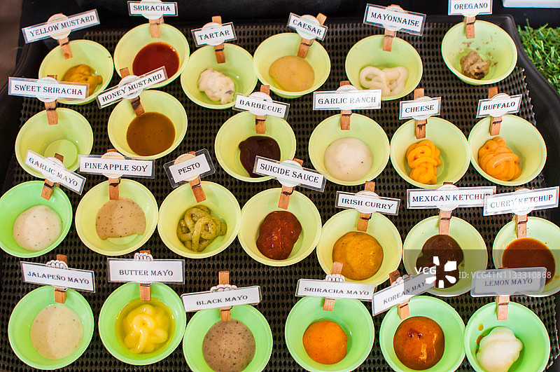 多种酱汁图片素材