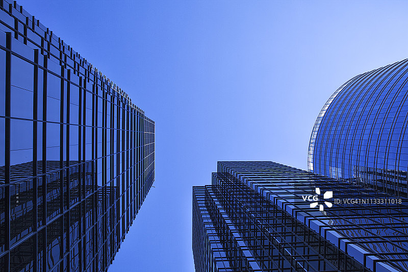 加拿大温哥华的玻璃大厦图片素材