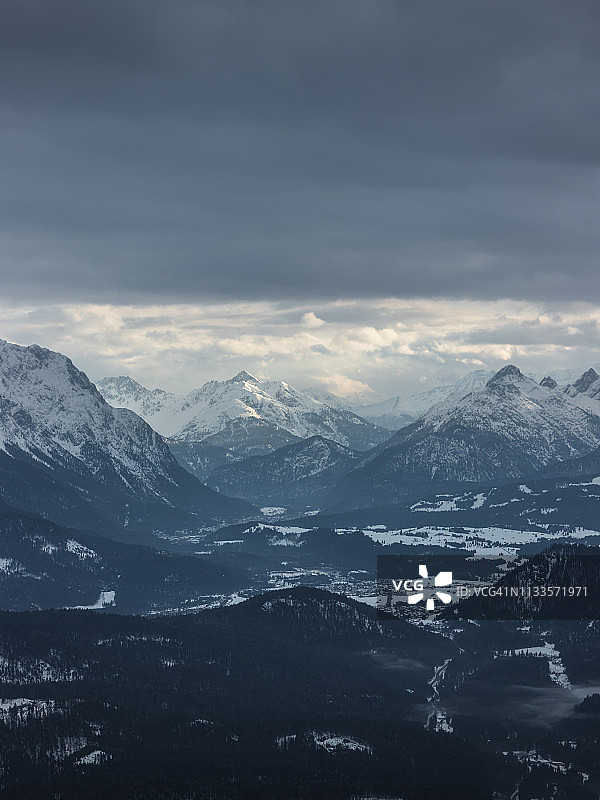 拜仁-瓦chen湖冬季景色图片素材
