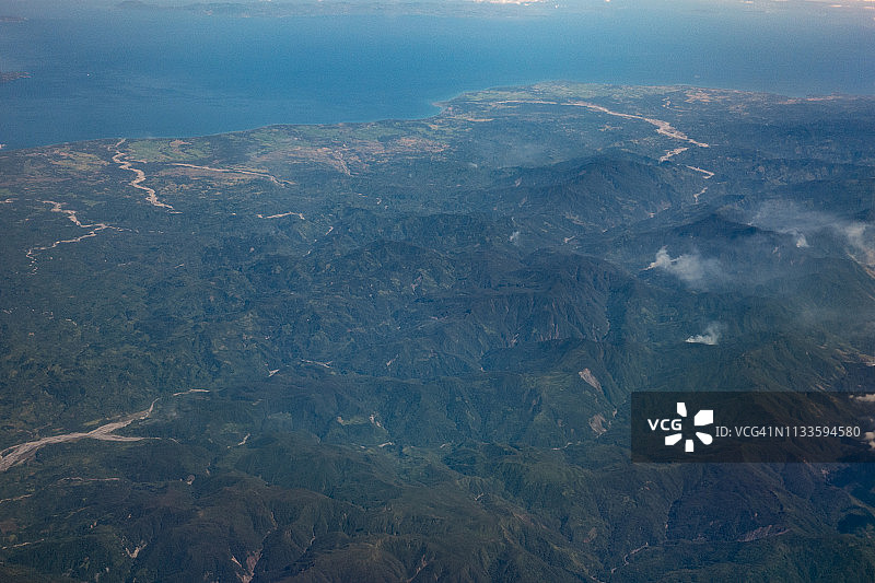 菲律宾民都洛岛空中俯瞰图片素材